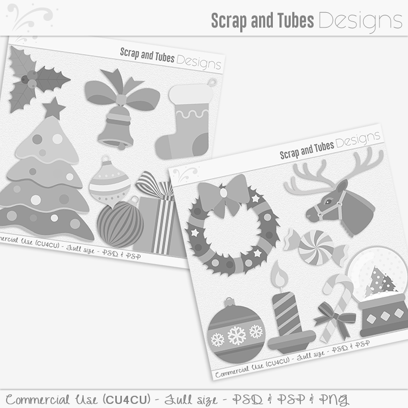 Bundle ~ Christmas Mix Templates - Click Image to Close